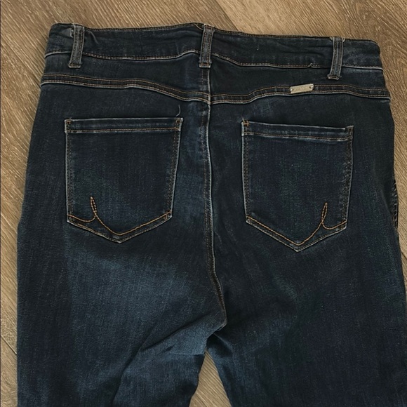 INC International Concepts Blue Skinny Curvy Fit Jeans 10L Tall - Picture 5 of 10